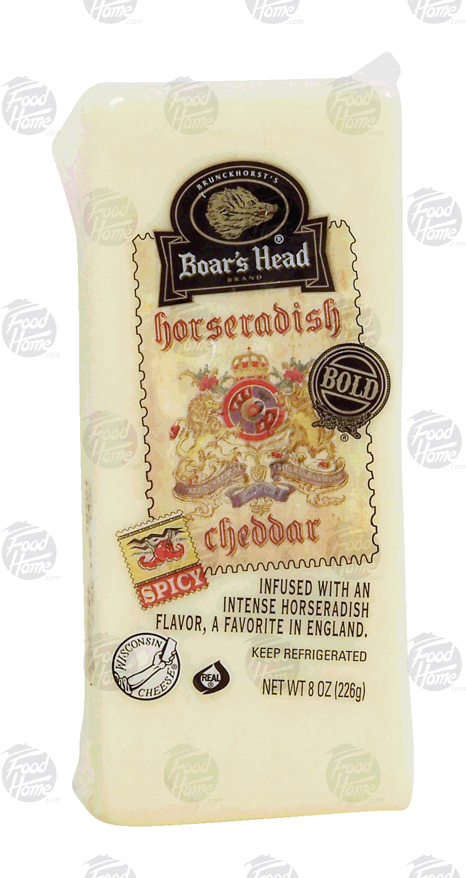 Boar's Head  cheddar infused with an intense horseradish flavor Full-Size Picture